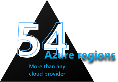 覆蓋 50 個 Azure 區(qū)域，領(lǐng)先于其他云提供商